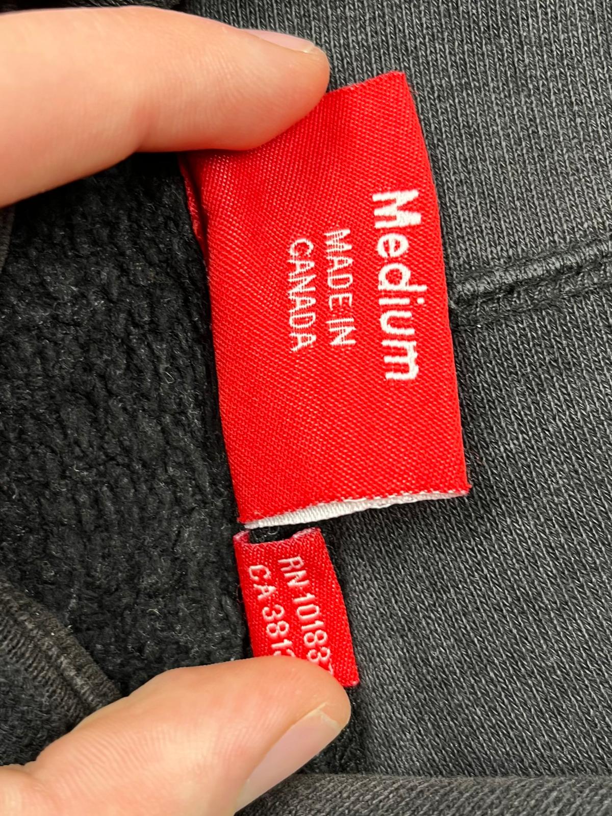 Supreme Box Logo Hooded Sweatshirt FW17 Black / Lime (M)
